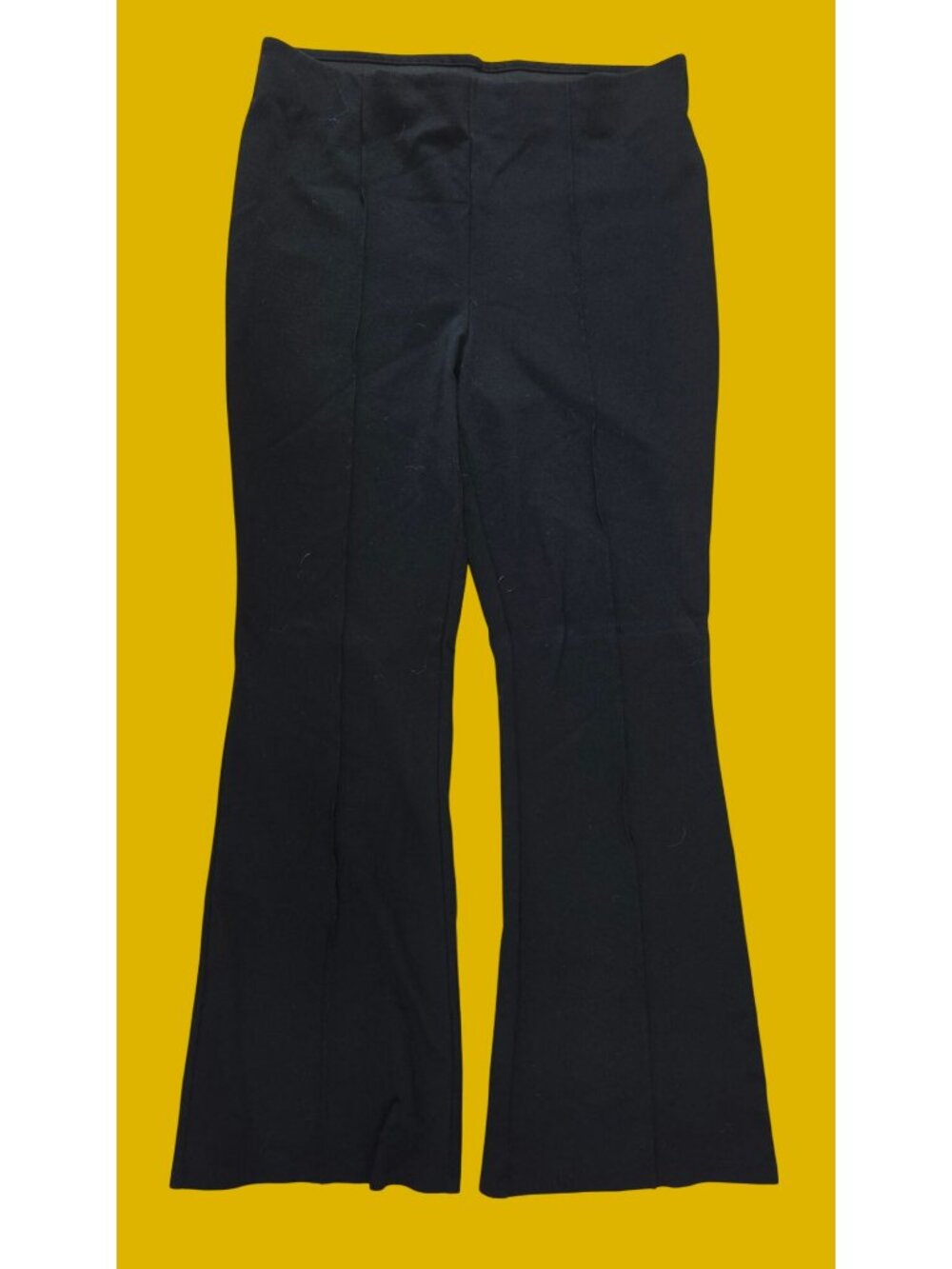 A New Day Womens Black Flare Leg Pants Large